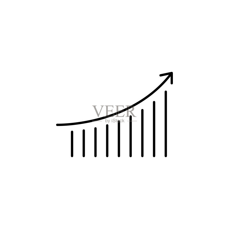 速度条形图标。移动概念和Web应用程序的速度元素插图。网站设计和开发、应用程序开发的细线图标。高级图标图标素材