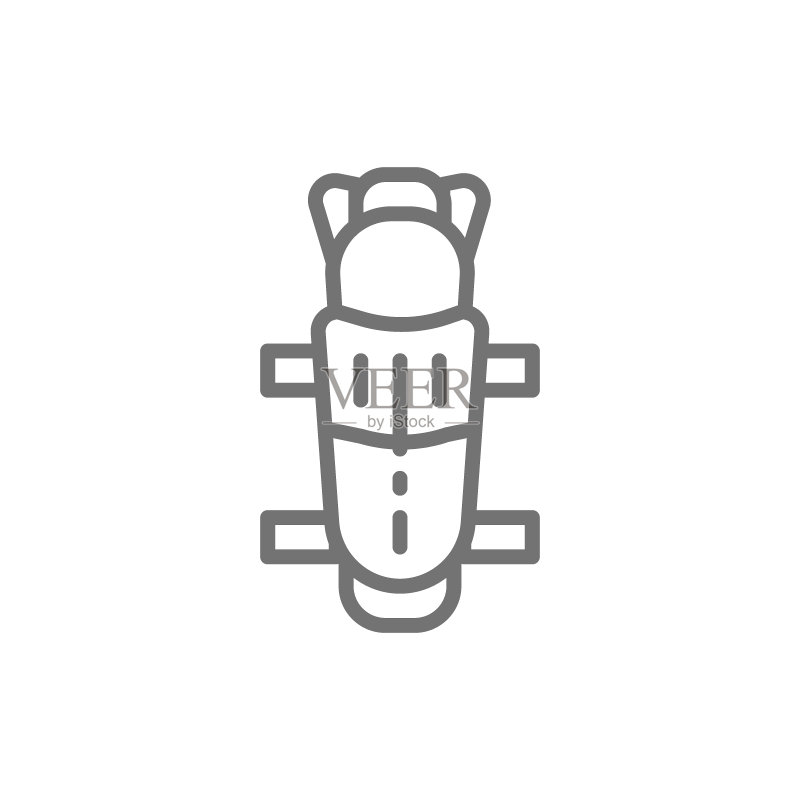 冰球护胫保护装备线条图标图标素材
