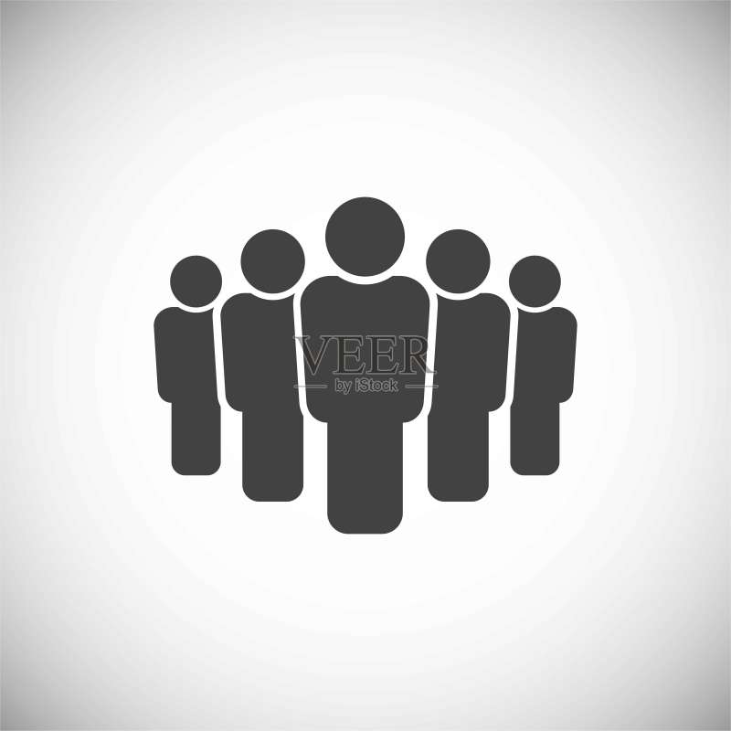 与商务人士相关的图标背景，用于图形和网页设计图标素材