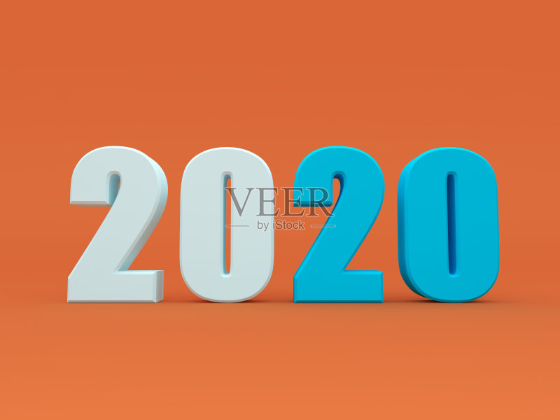 2020年新年概念正版图片素材