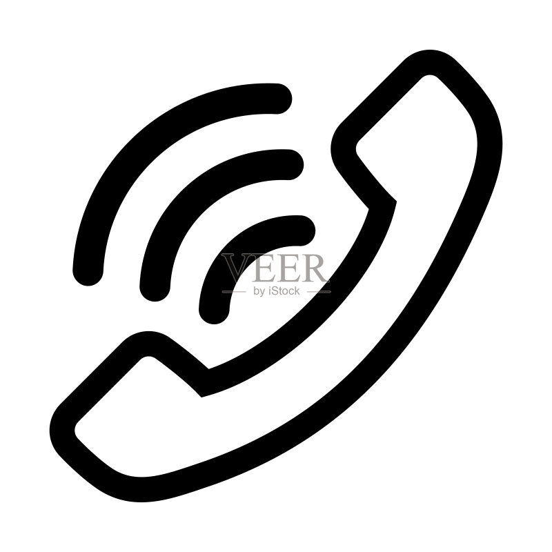 电话细线图标图标素材
