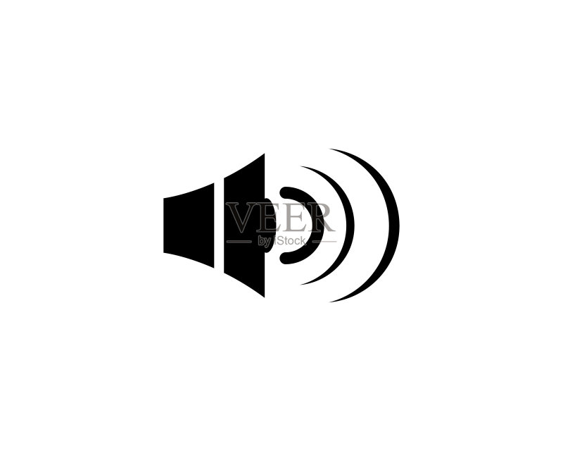 扬声器矢量图标图标素材