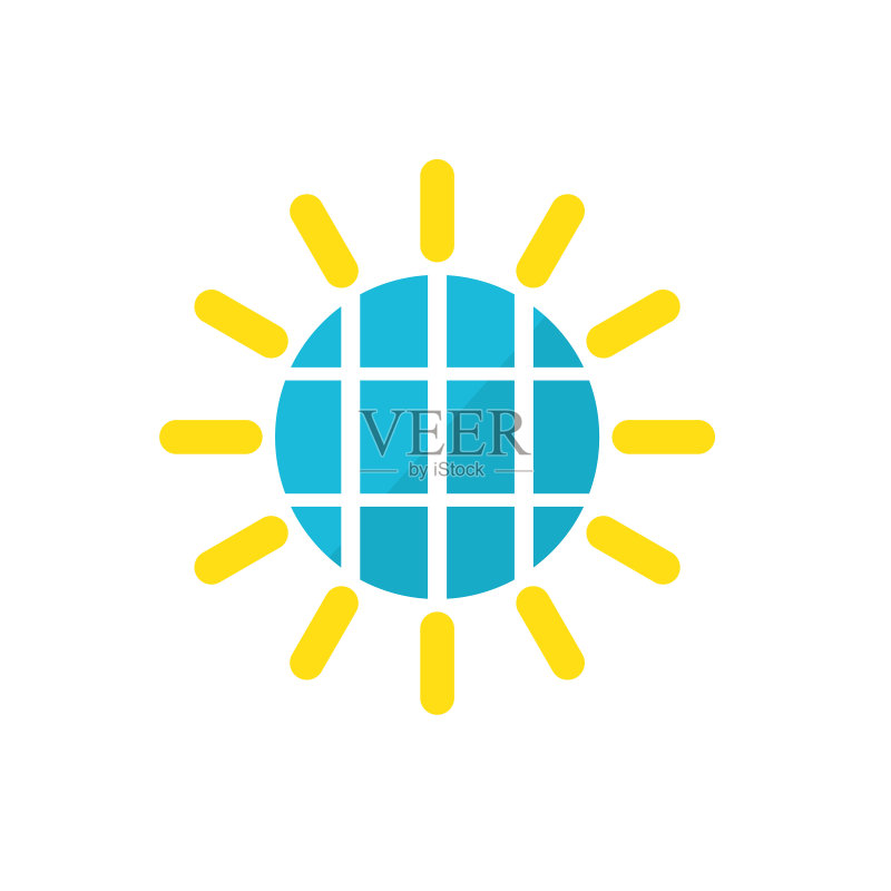 太阳能电池板图标图标素材