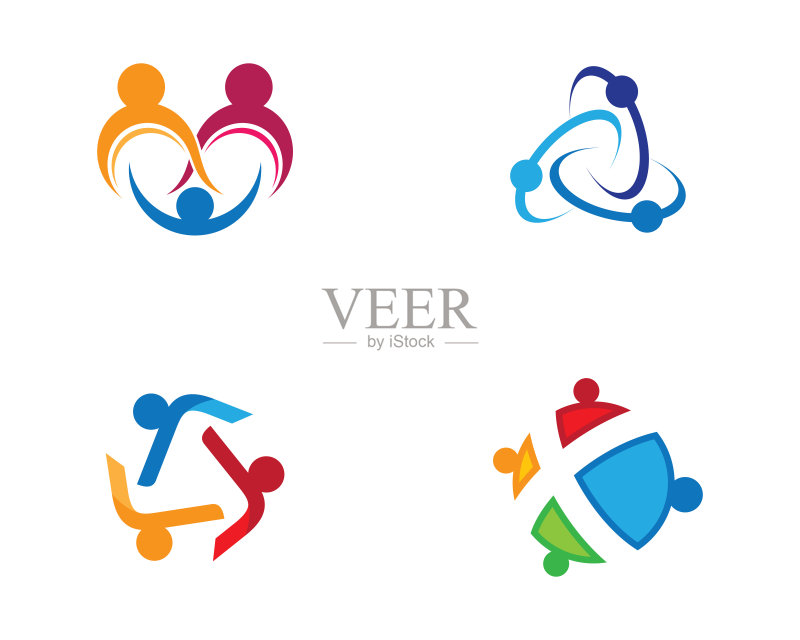 社区logo矢量图标图标素材
