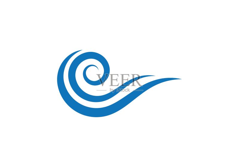 水波符号和图标矢量素材图标素材