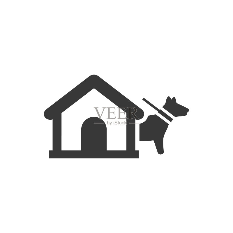 房屋犬类安保图标图标素材