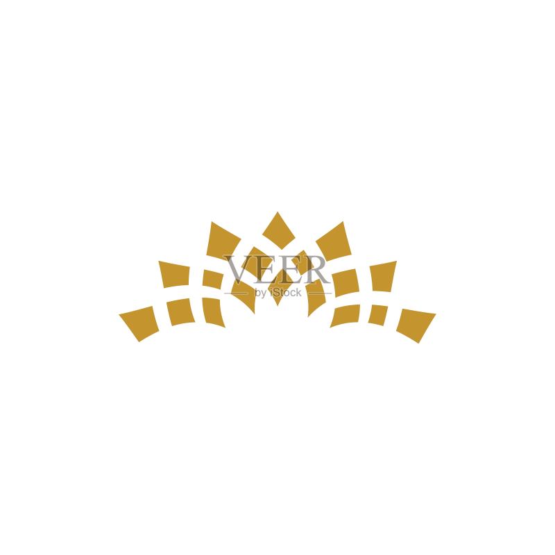 美丽的花朵矢量图标图标素材