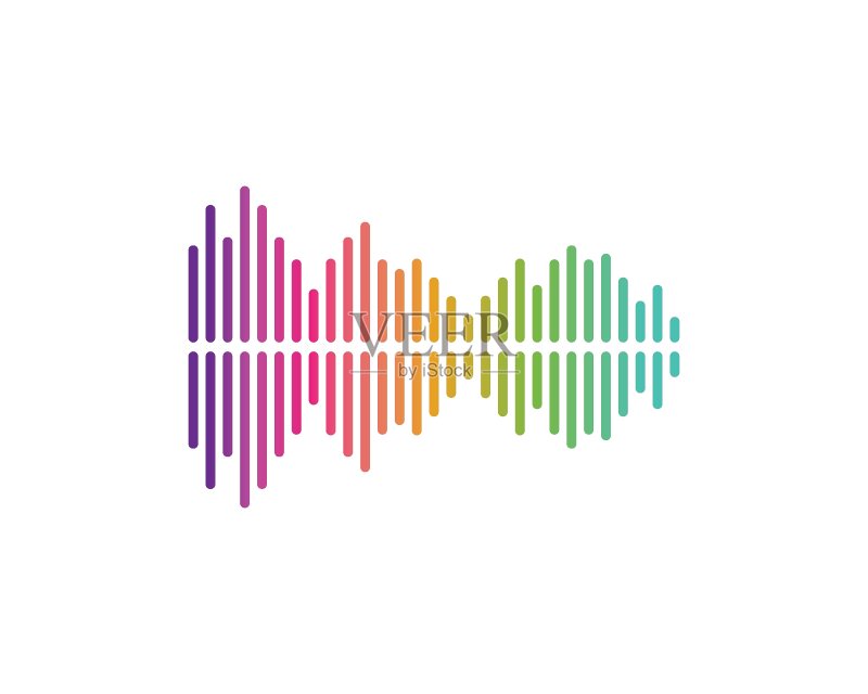 声波脉冲图示Logo矢量图标图标素材