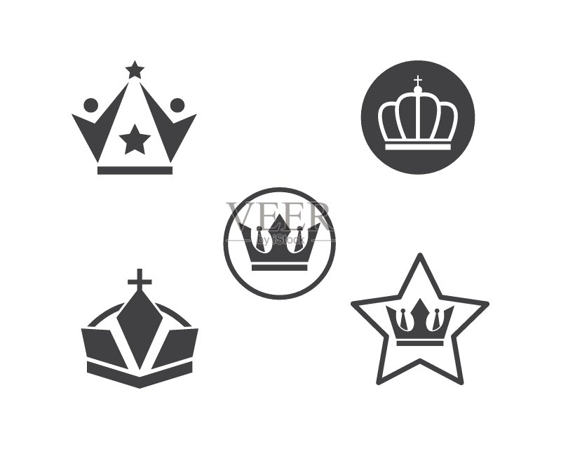 皇家皇冠logo图标矢量图图标素材
