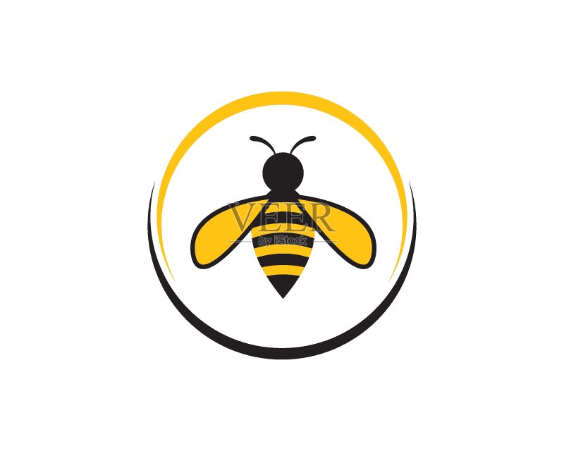 蜜蜂Logo模板矢量图标图标素材