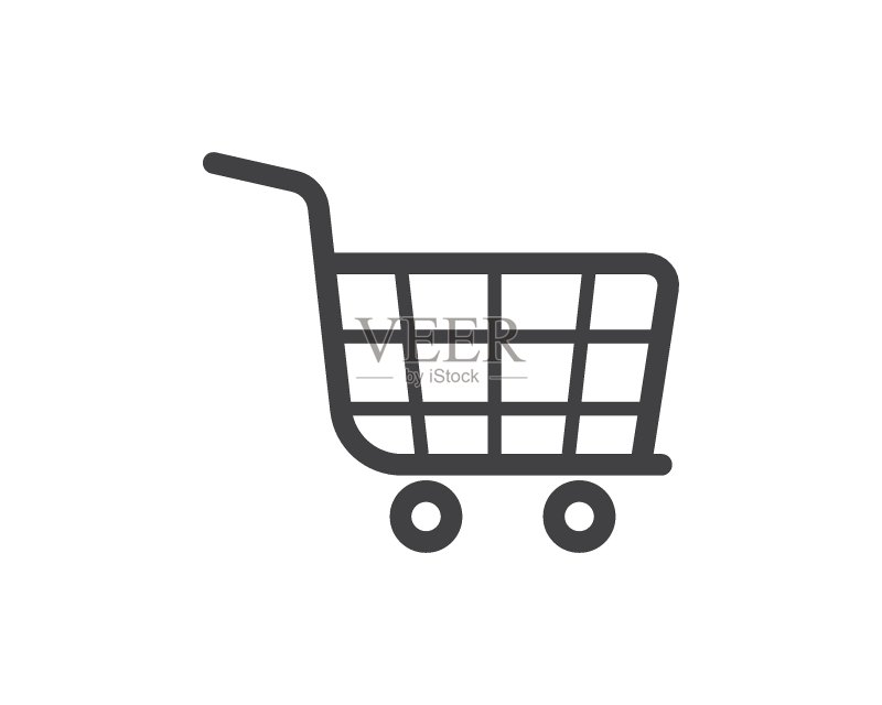 购物篮图标矢量图图标素材
