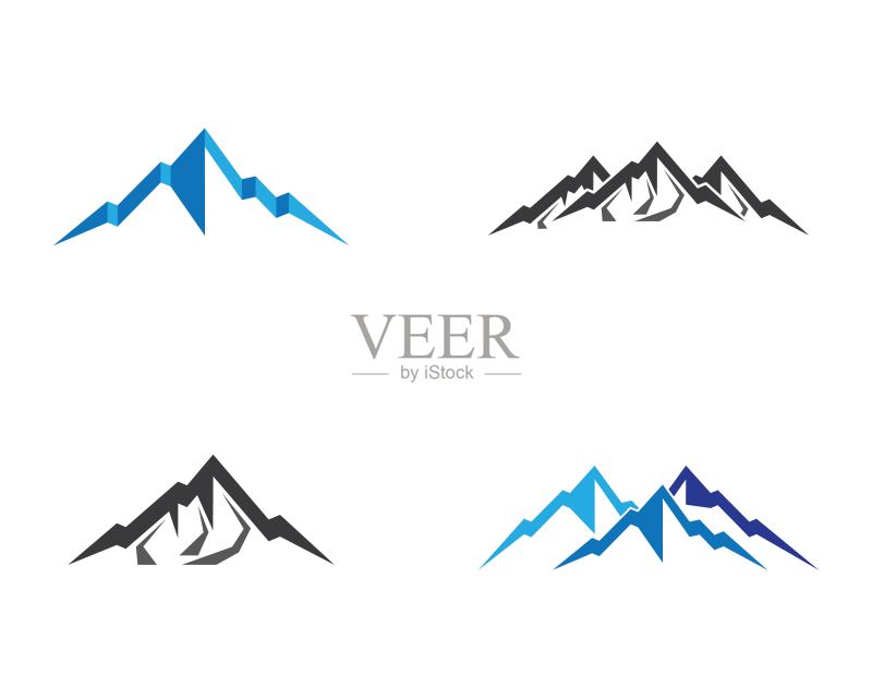 山脉矢量图标插画图标素材