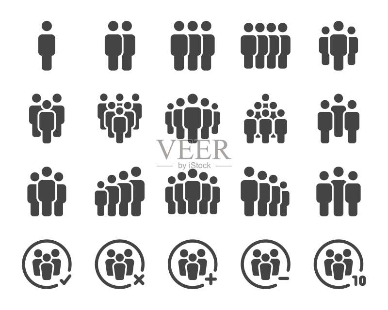 人物图标集图标素材