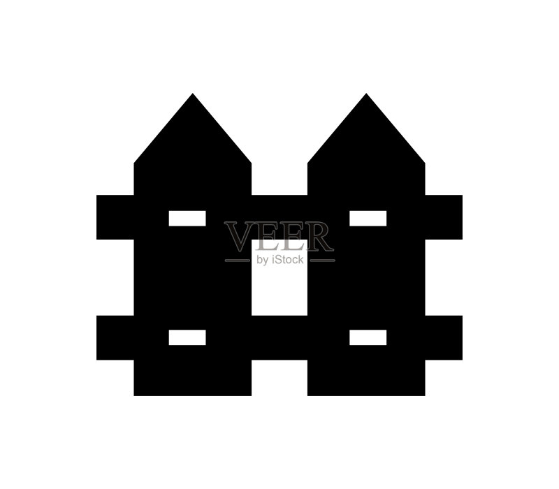 栅栏图标图标素材