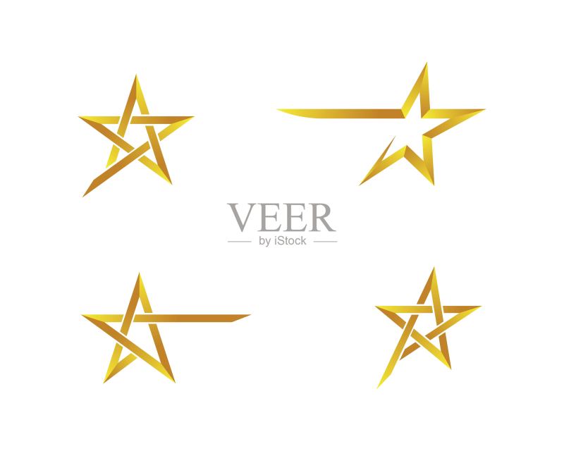 星形矢量图标插图设计图标素材