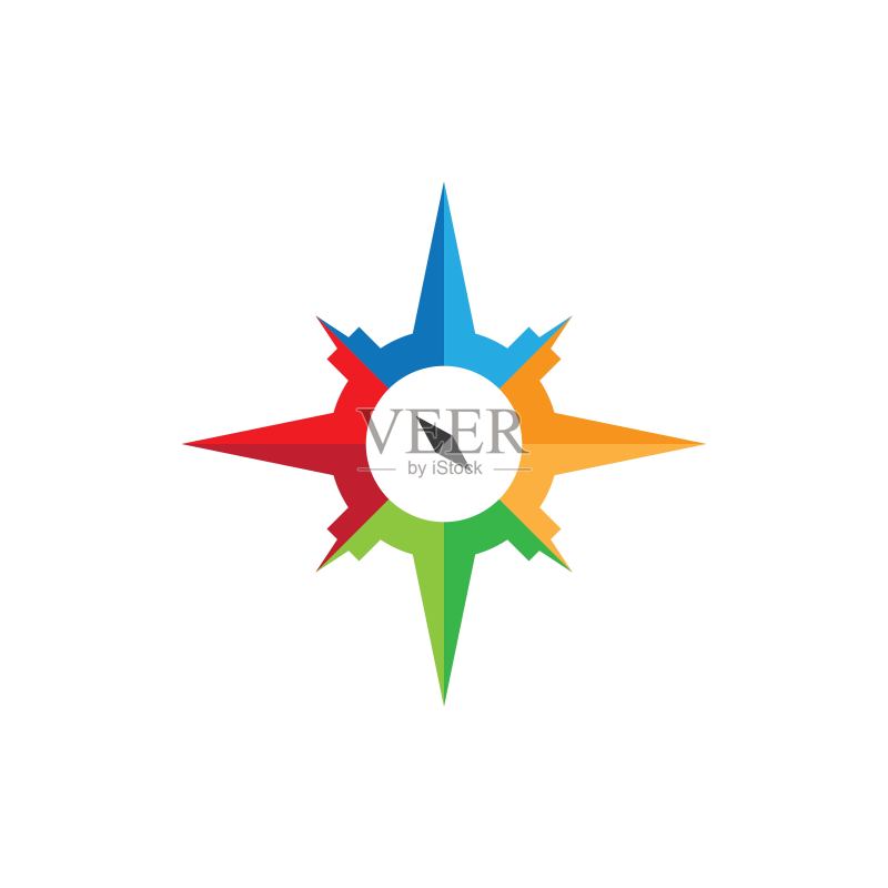 指南针符号矢量图标插图图标素材