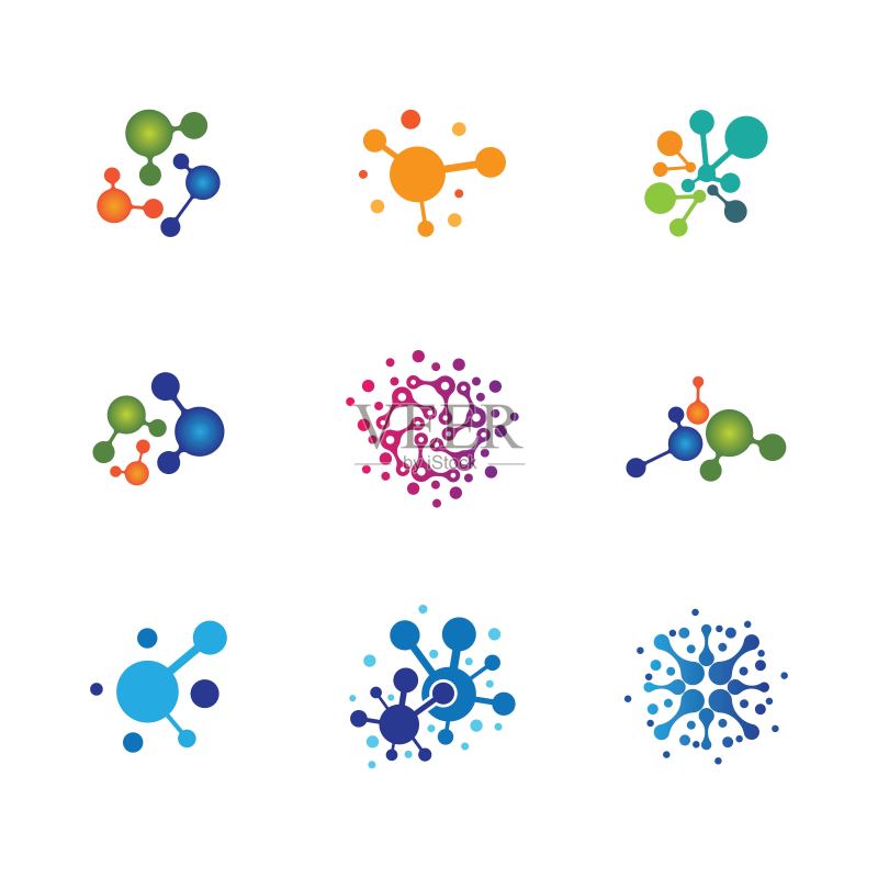 分子矢量图标图标素材