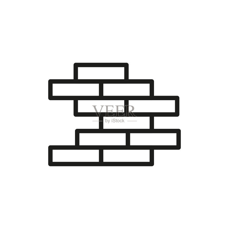 简约墙壁线条图标图标素材
