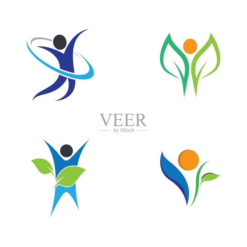 Wellnes符号向量图标图标素材