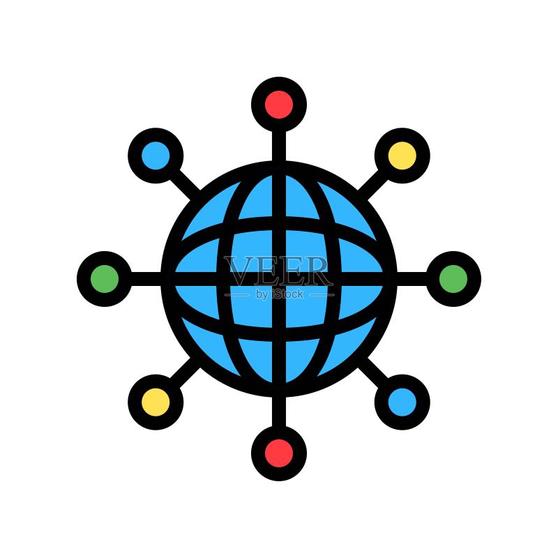 全息矢量，未来科技填充设计图标图标素材