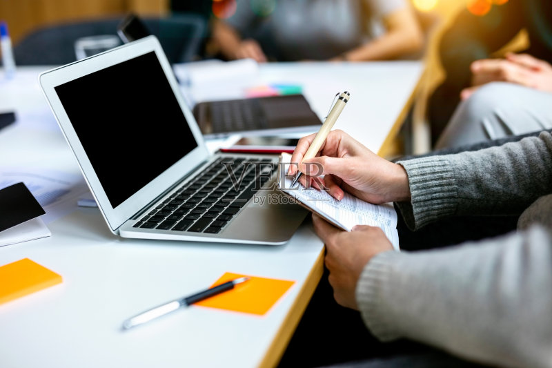 记下会议要点正版图片素材