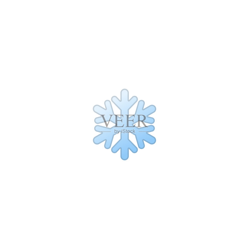 雪的矢量图标图标素材