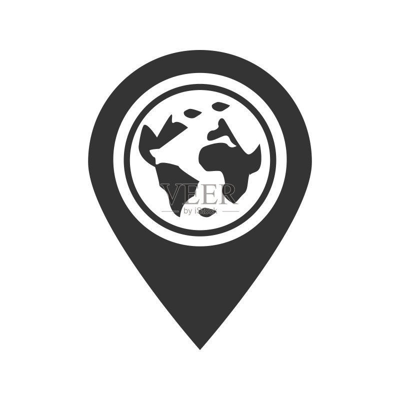全球定位图标图标素材
