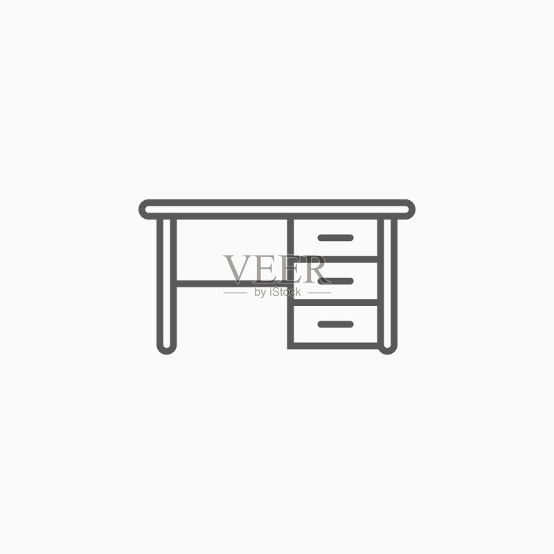 办公桌图标矢量素材图标素材