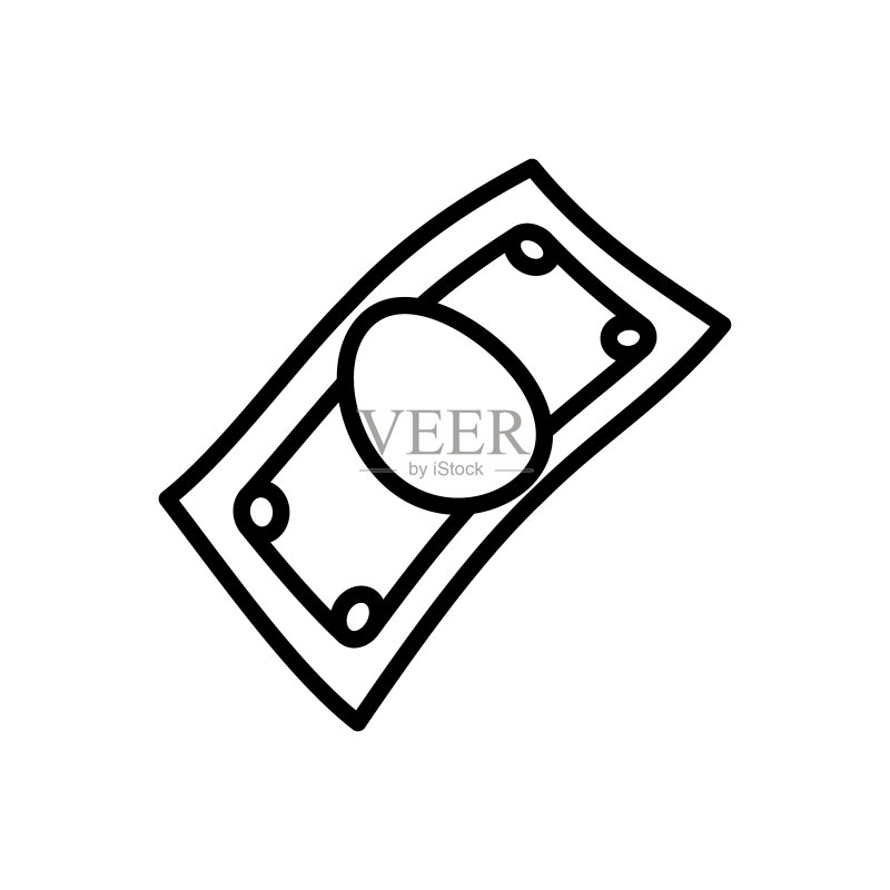 简约的银行卡线条图标图标素材