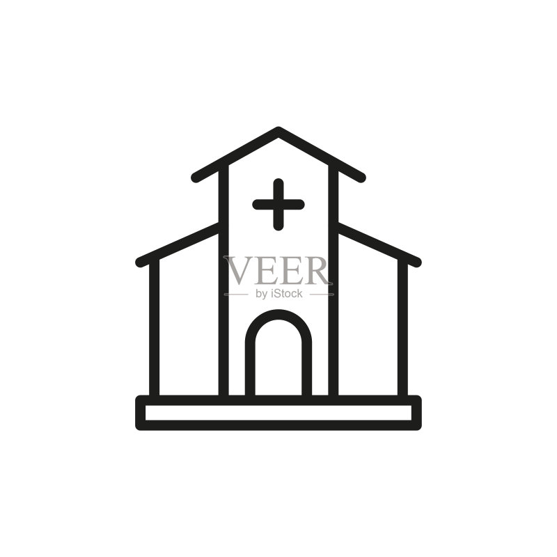 简约医院线性图标图标素材