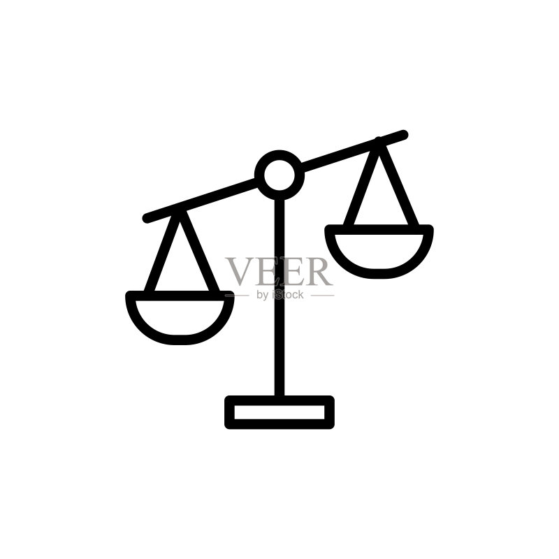 简约刻度线图标图标素材