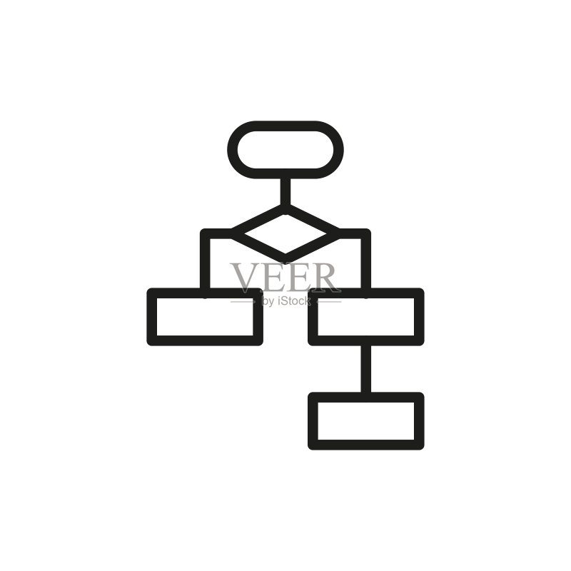 简约的算法线条图标图标素材