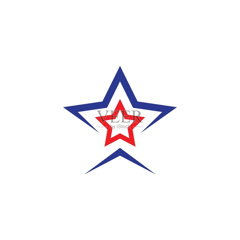 星星标志图标矢量图图标素材