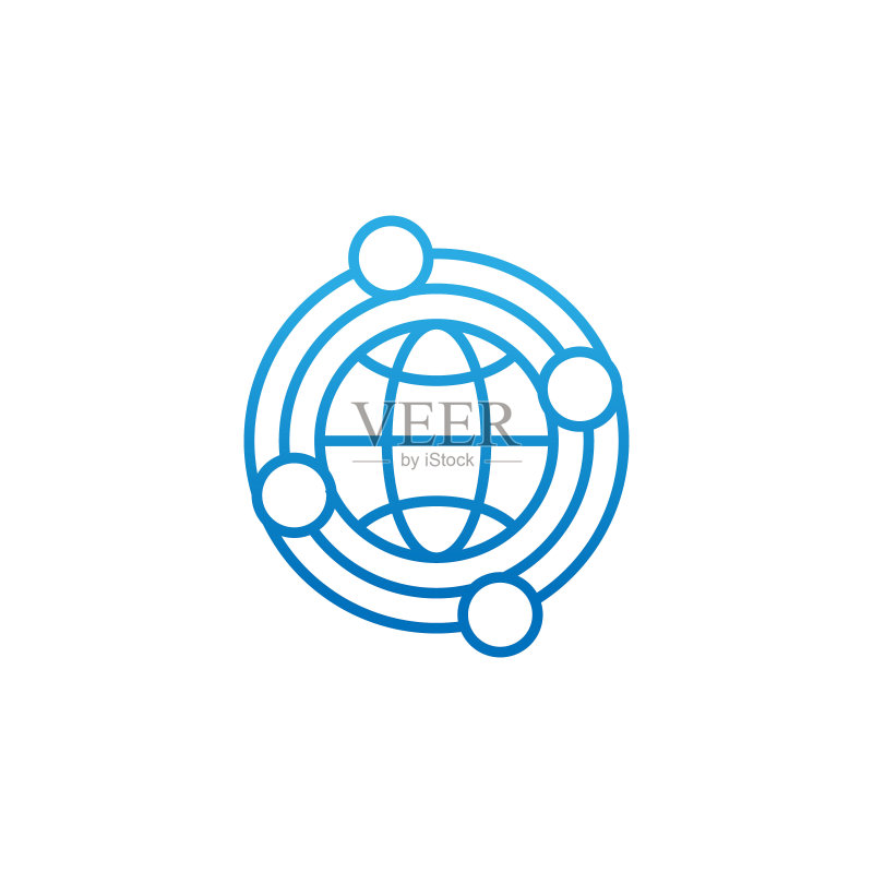 地球仪图标矢量设计图标素材