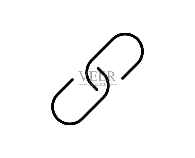 链接线性图标图标素材