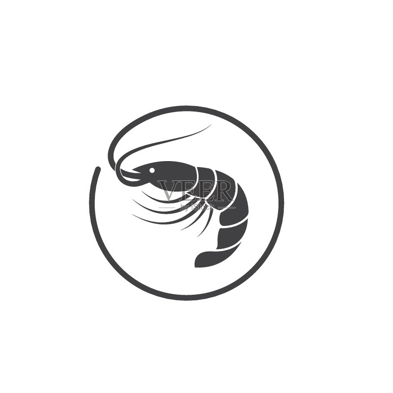 龙虾图标矢量图设计图标素材