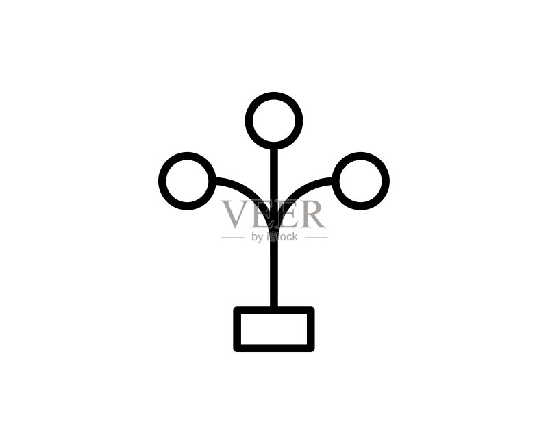 平线的图标图标素材