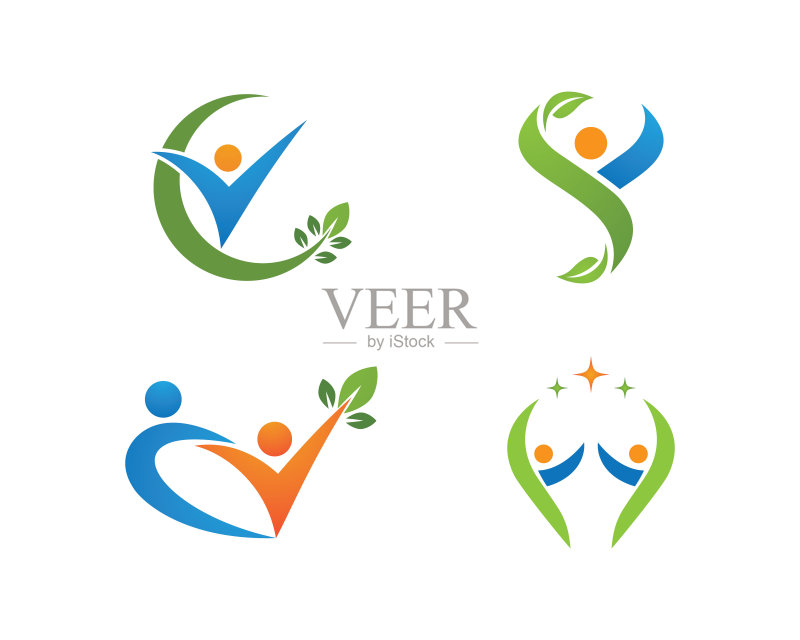 Wellnes符号向量图标图标素材