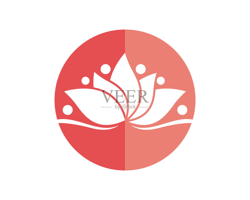莲花矢量图标图标素材