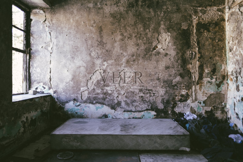 废弃的建筑正版图片素材