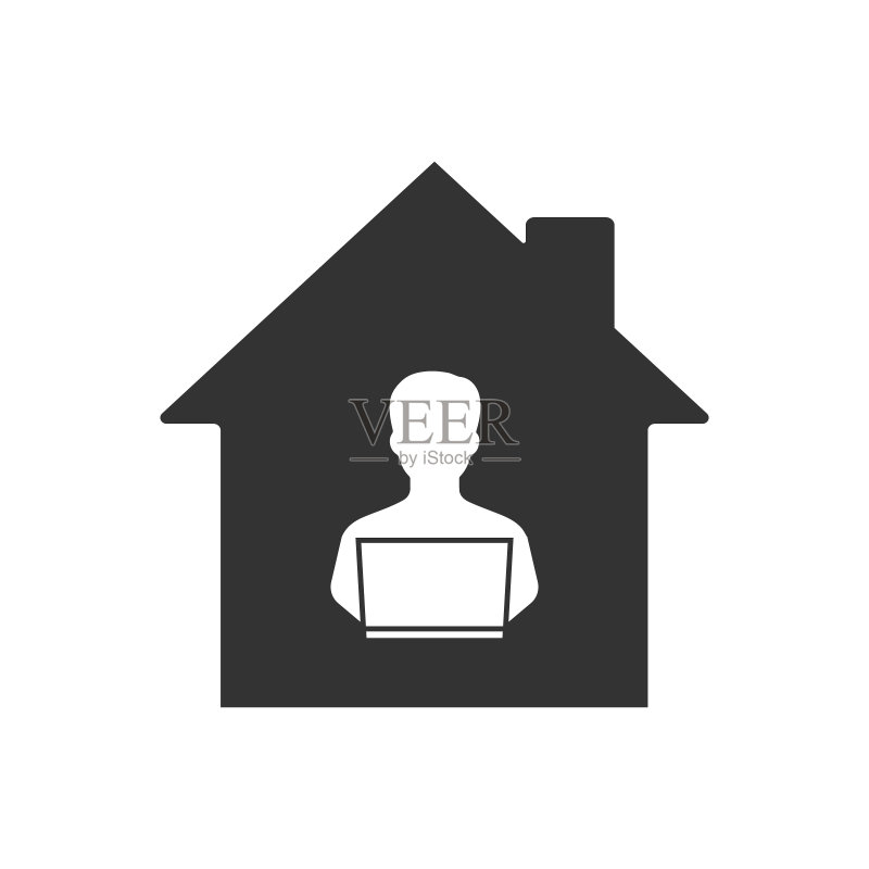远程办公在线图标图标素材