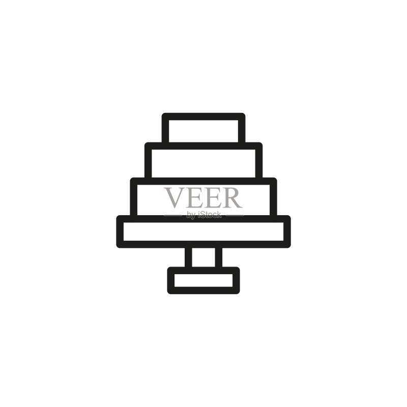 简约蛋糕图标图标素材