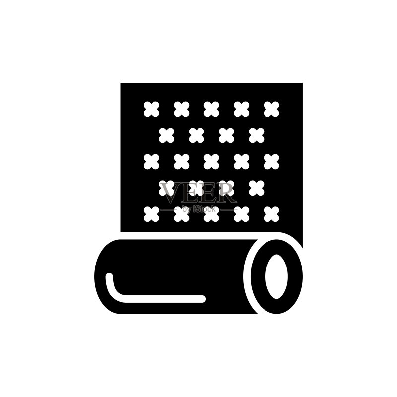 墙纸矢量实心图标图标素材
