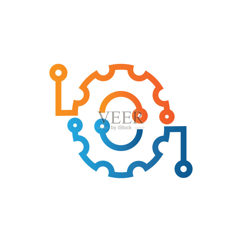 齿轮图标和符号矢量图图标素材