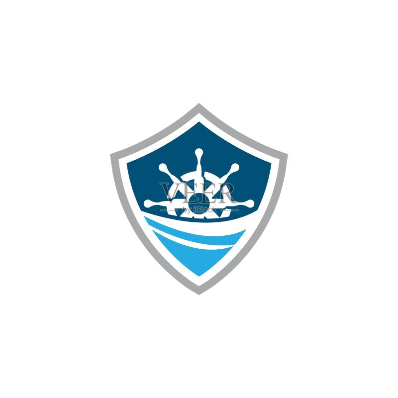 轮船护栏方向盘矢量图标图标素材