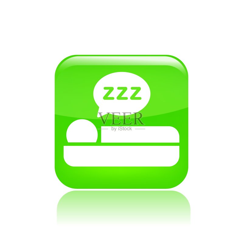 睡眠图标矢量图图标素材