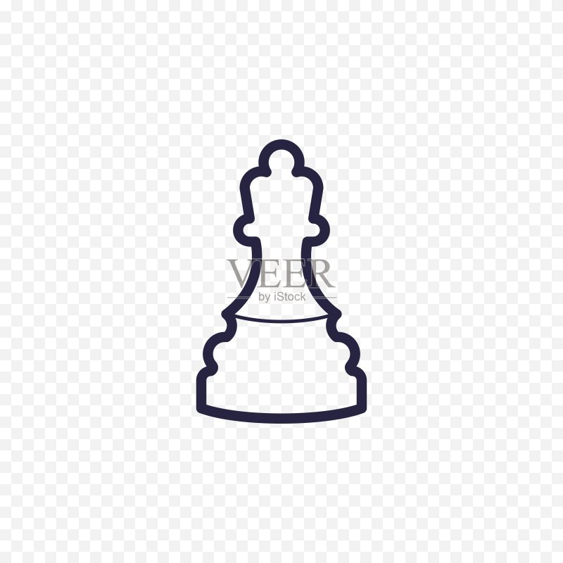 国际象棋线性图标图标素材