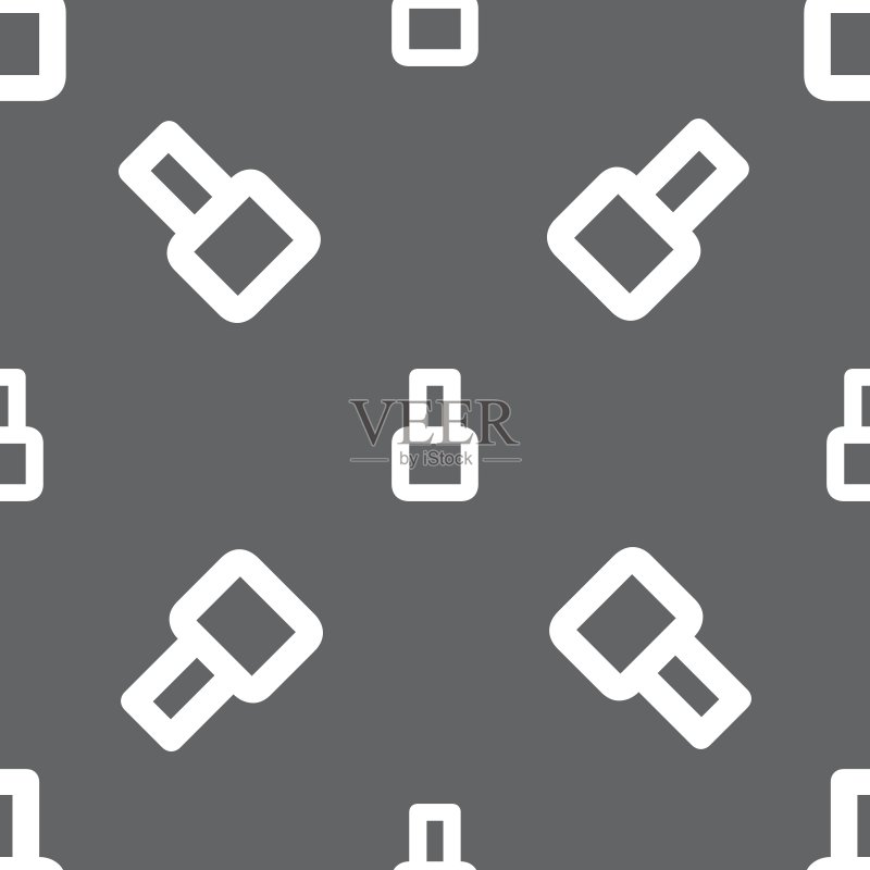 数字8图标灰色无缝图案矢量背景图标素材