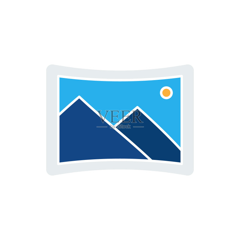 图片画廊图标Logo矢量图图标素材