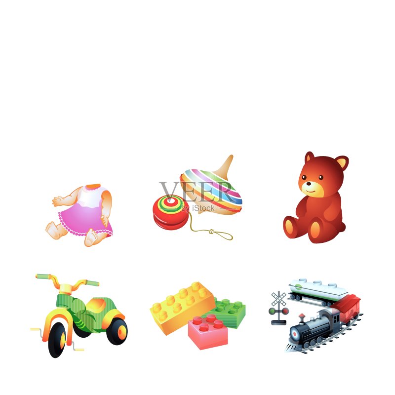 玩具图标图标素材